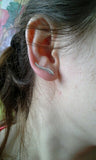 Vintage Jewelry Exquisite Gold Plated Leaf Earrings | Modern Beautiful Feather Stud Earrings for Women