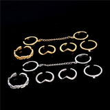 Punk style Gold Color Stacking midi Finger ring | Knuckle rings Charm Leaf Ring Set | for women Jewelry Gifts  6pcs /lot