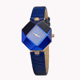 Jewelry Watch Fashion Gift | Women Watches Jewel Gem Cut Black Geometry | Quartz Wristwatches