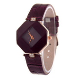 Jewelry Watch Fashion Gift | Women Watches Jewel Gem Cut Black Geometry | Quartz Wristwatches