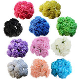 Artificial Rose Flowers | Wedding Bride Bouquet PE Foam  | DIY Home Decor Rose Flowers | 11 Colors 10 pcs 8CM