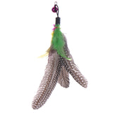Pet Cat Toy | Bird Feather Teaser Wand Plastic Toy | Colorful Multi Products For Pet