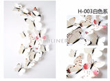 Cute Butterflies Wall Stickers Art | Decals Home Decoration | 12pcs PVC 3d Butterfly Wall Decor
