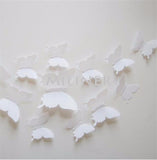 Cute Butterflies Wall Stickers Art | Decals Home Decoration | 12pcs PVC 3d Butterfly Wall Decor