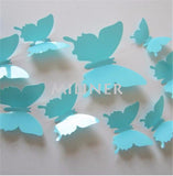 Cute Butterflies Wall Stickers Art | Decals Home Decoration | 12pcs PVC 3d Butterfly Wall Decor