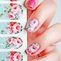 Nail Stickers Blooming Flower | 1 Sheet 3D Nail Art Stickers