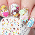 Nail Stickers Blooming Flower | 1 Sheet 3D Nail Art Stickers