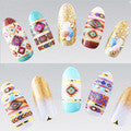 Nail Stickers Blooming Flower | 1 Sheet 3D Nail Art Stickers