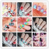 Nail Stickers Blooming Flower | 1 Sheet 3D Nail Art Stickers