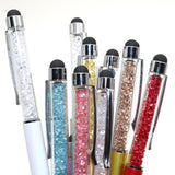 Creative Crystal Pen | Diamond Ballpoint Pens | Stationery Ballpen | Stylus Touch Pen | 11 Colors Oily Black Refill 0.7 mm