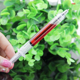 Liquid Novelty Syringe Ballpoint Pen | school/office Stationery Cute Syringe Ballpoint Pen | stationery Gift | 4PCS/lot