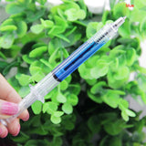 Liquid Novelty Syringe Ballpoint Pen | school/office Stationery Cute Syringe Ballpoint Pen | stationery Gift | 4PCS/lot