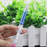 Liquid Novelty Syringe Ballpoint Pen | school/office Stationery Cute Syringe Ballpoint Pen | stationery Gift | 4PCS/lot