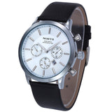 Luxury Casual Military Mens Watch | Quartz Sports Wristwatch Leather Strap Male Watch