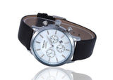 Luxury Casual Military Mens Watch | Quartz Sports Wristwatch Leather Strap Male Watch