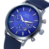 Luxury Casual Military Mens Watch | Quartz Sports Wristwatch Leather Strap Male Watch