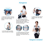 Ergonomic Kids Sling Backpack Pouch Wrap | Safe Durable 0-30 Months Baby Carrier | Front Facing Multifunctional Infant Kangaroo Bag