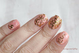 Nail Stickers Blooming Flower | 1 Sheet 3D Nail Art Stickers