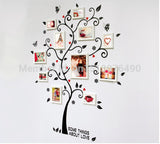 DIY Removable Photo Tree Pvc Wall Decals | Adhesive Wall Stickers Mural Art Home Decor | 100*120Cm/40*48in 3D