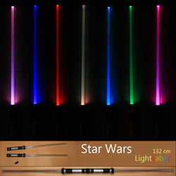 Star Wars Led Flashing Light Sword Toys | Cosplay Weapons Can Mutual percussion Sabers for boys Action | 2 pcs/lot Star Wars Lightsaber