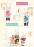 Plush Sweet Cute Lovely Stuffed Pendant Baby Kids Toys for Girls | Birthday Christmas Gift 22cm Tiramitu Rabbits Mini Metoo Doll