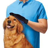 Gentle Efficient Massage Grooming | True Touch Deshedding Pet Brush Glove | Dog & Cat Brush Glove