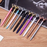 Crystal Ball Pens | 19 Carat Large Diamond Ballpoint | Pens For School/office Stationery