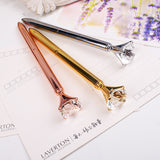 Crystal Ball Pens | 19 Carat Large Diamond Ballpoint | Pens For School/office Stationery