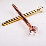 Crystal Ball Pens | 19 Carat Large Diamond Ballpoint | Pens For School/office Stationery