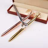 Crystal Ball Pens | 19 Carat Large Diamond Ballpoint | Pens For School/office Stationery