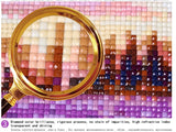 Square Diamond 5D DIY Diamond Painting "Orchid Candles Stones" Embroidery | Cross Stitch Rhinestone Mosaic Painting Gift