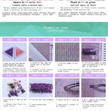 Square Diamond 5D DIY Diamond Painting "Orchid Candles Stones" Embroidery | Cross Stitch Rhinestone Mosaic Painting Gift