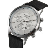 Luxury Casual Military Mens Watch | Quartz Sports Wristwatch Leather Strap Male Watch