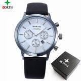 Luxury Casual Military Mens Watch | Quartz Sports Wristwatch Leather Strap Male Watch