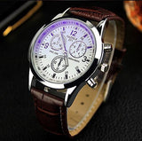 Yazole Men Watch Luxury Brand Watches | Quartz WAtch Fashion Leather Strap | Men's Watch Sports Wristwatch