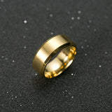 Titanium Black Ring For Men