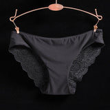 women's sexy lace panties | seamless cotton breathable panty | Hollow briefs Plus Size girl underwear