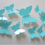 Cute Butterflies Wall Stickers Art | Decals Home Decoration | 12pcs PVC 3d Butterfly Wall Decor