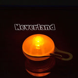 LED Night Safety Flash Light Pet Bell | Push Button Switch Bright  D-Ring On Dog's Collar