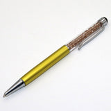 Creative Crystal Pen | Diamond Ballpoint Pens | Stationery Ballpen | Stylus Touch Pen | 11 Colors Oily Black Refill 0.7 mm