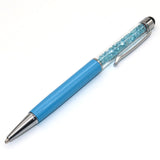 Creative Crystal Pen | Diamond Ballpoint Pens | Stationery Ballpen | Stylus Touch Pen | 11 Colors Oily Black Refill 0.7 mm