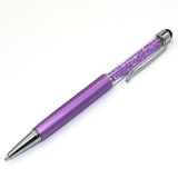 Creative Crystal Pen | Diamond Ballpoint Pens | Stationery Ballpen | Stylus Touch Pen | 11 Colors Oily Black Refill 0.7 mm