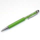 Creative Crystal Pen | Diamond Ballpoint Pens | Stationery Ballpen | Stylus Touch Pen | 11 Colors Oily Black Refill 0.7 mm