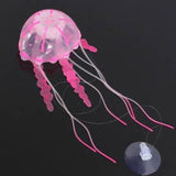 Glowing Effect Fish Tank Decor | Aquarium Artificial Silicone Vivid Jellyfish | Artificial Vivid Jellyfish