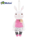 Plush Sweet Cute Lovely Stuffed Pendant Baby Kids Toys for Girls | Birthday Christmas Gift 22cm Tiramitu Rabbits Mini Metoo Doll