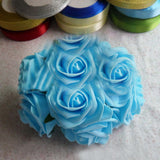 Artificial Rose Flowers | Wedding Bride Bouquet PE Foam  | DIY Home Decor Rose Flowers | 11 Colors 10 pcs 8CM
