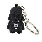 Star Wars Silver Tone Soldier Warrior | Pendant Round Iron Key Chains White\Black 1 PC