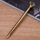 Crystal Ball Pens | 19 Carat Large Diamond Ballpoint | Pens For School/office Stationery