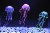 Glowing Effect Fish Tank Decor | Aquarium Artificial Silicone Vivid Jellyfish | Artificial Vivid Jellyfish