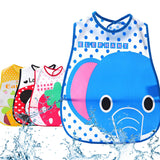 Dreamshining Cartoon Baby Bibs Eva Waterproof | Newborn Bandanas Feeding Baby Burp Cloths | Girls Boys Saliva Towel Print Apron